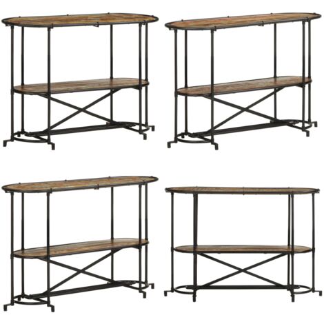 Mesa consola madera maciza reciclada 110x42x76 cm - Mesa consola - Madera reciclada