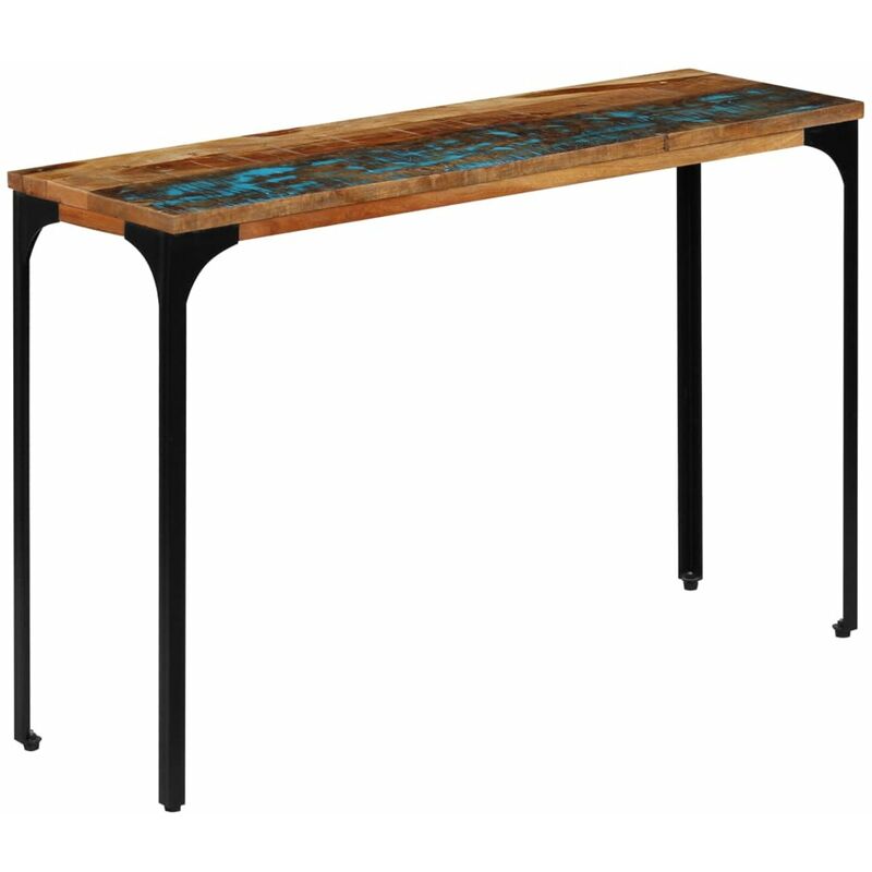 

Mesa consola madera maciza reciclada 120x35x76 cm