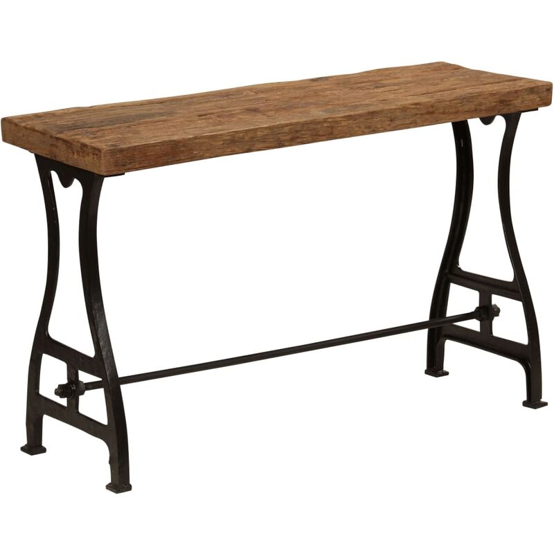 

Mesa consola madera maciza reciclada 120x40x76 cm