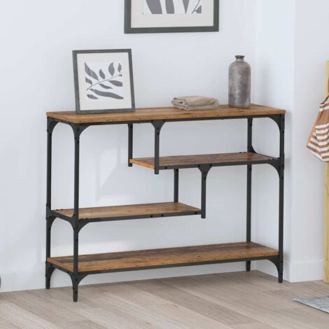 Mesa Consola Madera vieja 100 x 30 x 75 cm Madera contrachapada
