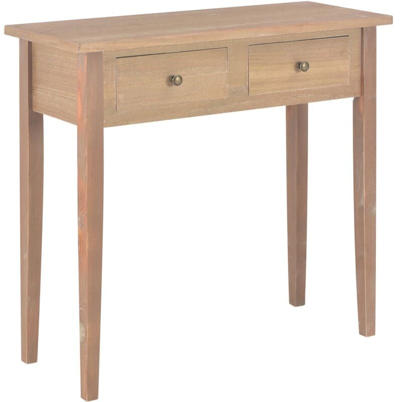 

Youthup - Mesa consola tocador de madera marrón 79x30x74 cm - Marrón