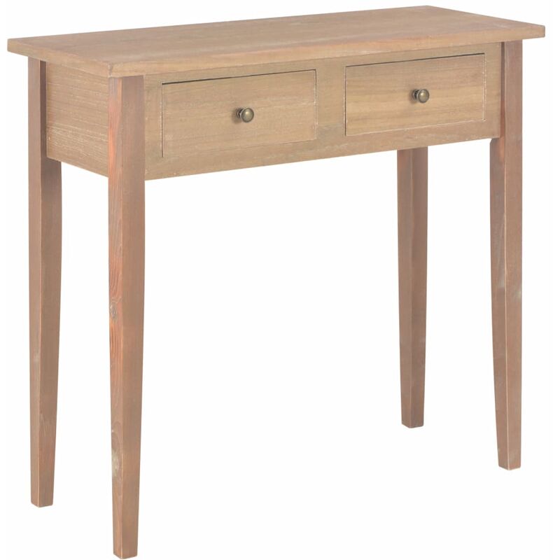 

Mesa consola tocador de madera marrón 79x30x74 cm