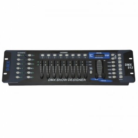 Mesa Controladora de luces DMX 512 192 canales programable para iluminacion y DJ