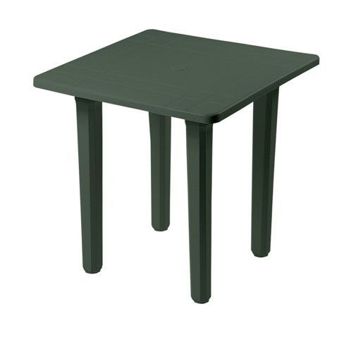 

Mesa cuadrada 70 x 70cm y 72cm de alt. Color verde