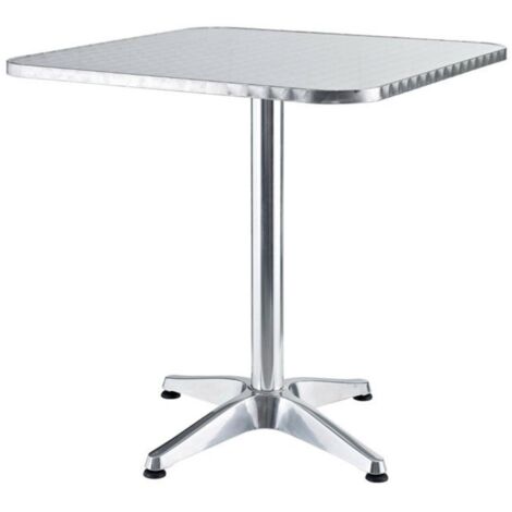 Mesa cuadrada de aluminio Verdelook