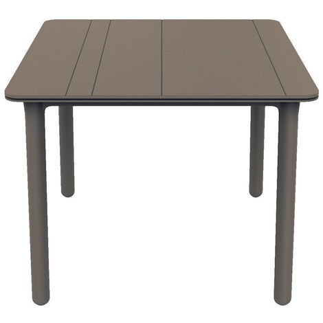 Mesa cuadrada exterior 90x90 chocolate - chocolate NOA garbar