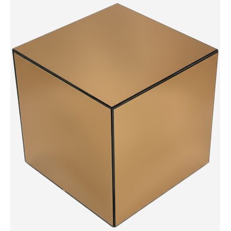 Mesa cúbica espejada, 30cm
