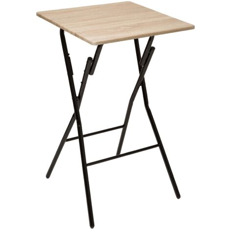Mesa de bar abatible efecto madera 2 plazas - 5five