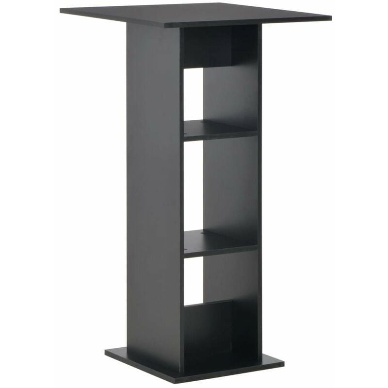 

Mesa de bar color negro 60x60x110 cm