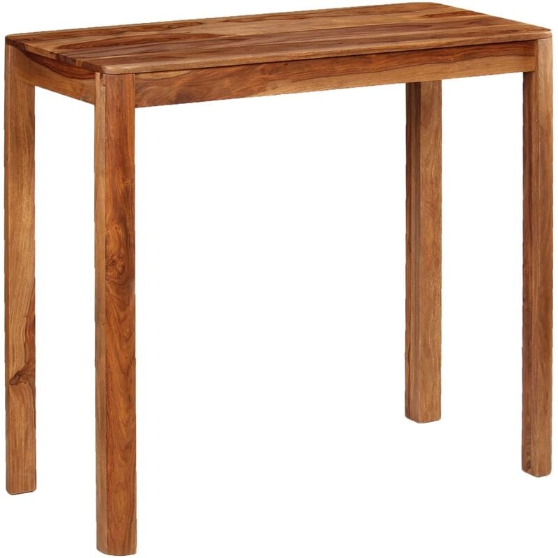 

Mesa de bar de madera maciza de sheesham 115x55x107 cm