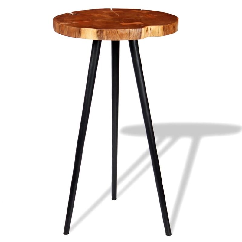 

Mesa de bar de tronco madera maciza de acacia (55-60)x110 cm
