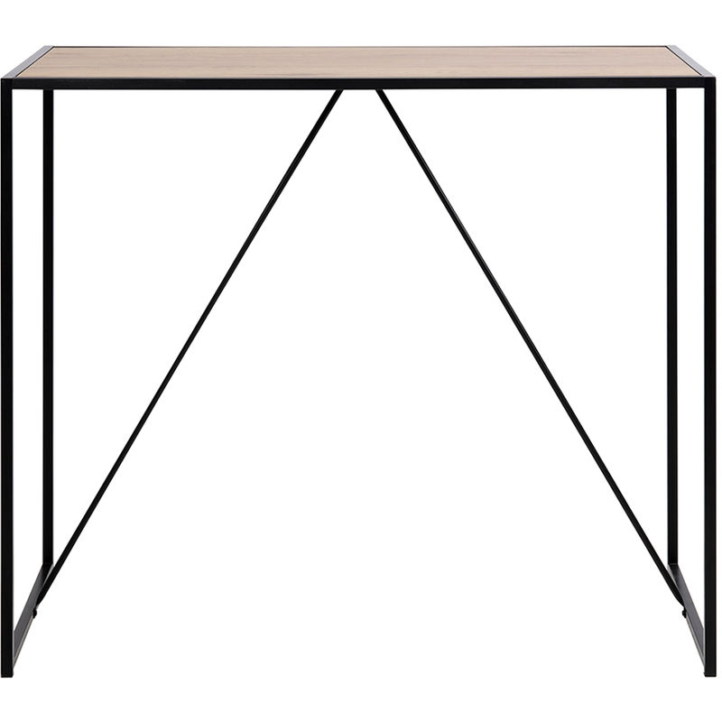 

Mesa de bar en madera y patas en metal negro TRESCA