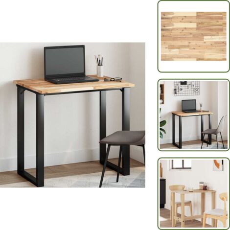 Mesa de bar - vidaXL Tablero de mesa rectangular madera maciza acacia 100x60x2 cm - Mesa bistro