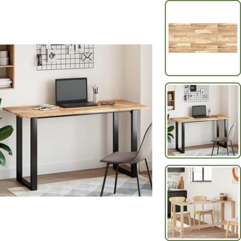 Mesa de bar - vidaXL Tablero de mesa rectangular madera maciza acacia 120x60x2 cm - Mesa bistro