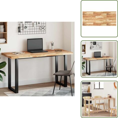 Mesa de bar - vidaXL Tablero de mesa rectangular madera maciza acacia 120x60x4 cm - Mesa bistro