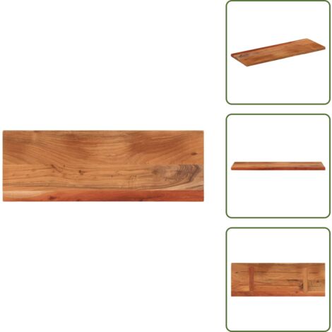 Mesa de bar - vidaXL Tablero de mesa rectangular madera maciza acacia 70x20x3,8 cm - Mesa auxiliar