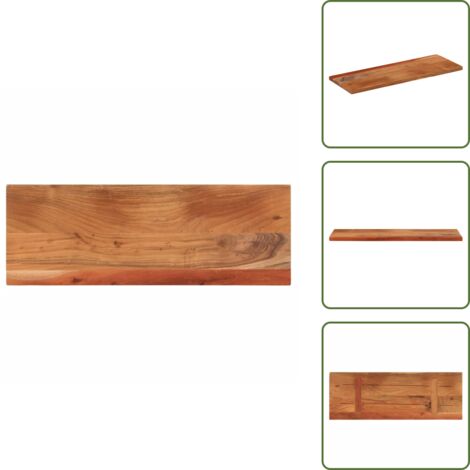 Mesa de bar - vidaXL Tablero de mesa rectangular madera maciza acacia 70x30x3,8 cm - Mesa auxiliar