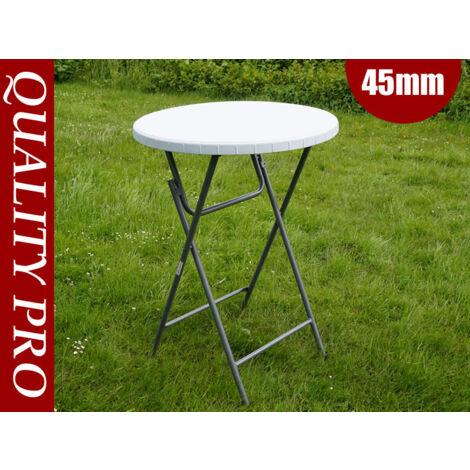 Mesa de barra circula PRO Ø80cm, Gris claro
