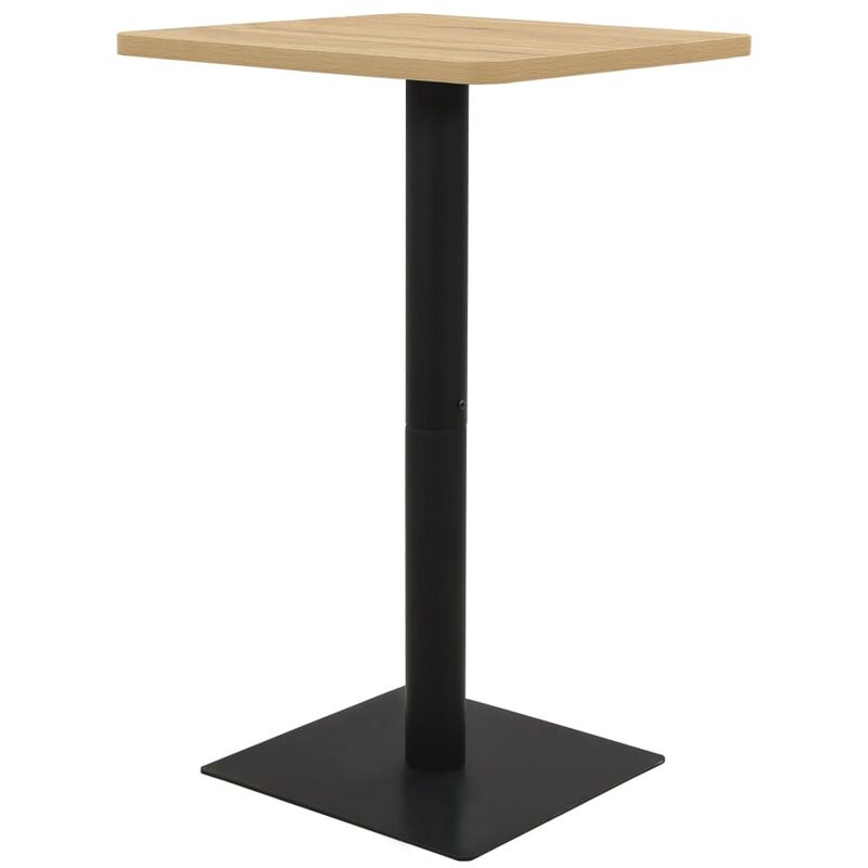 

BHD - Mesa de bistró color roble 78,5x78,5x107 cm