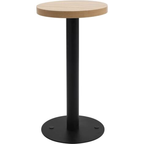Mesa de bistró MDF marrón claro 40 cm