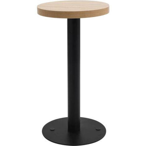 Mesa de bistró MDF marrón claro 40 cm vidaXL