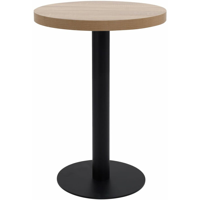

Mesa de bistro MDF marron claro 60 cm