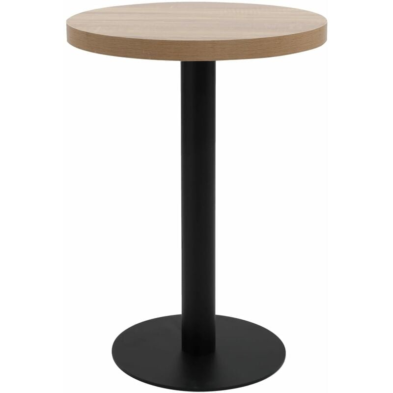 

Mesa de bistró MDF marrón claro 60 cm