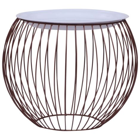 Mesa de café Ø 41 cm dorado