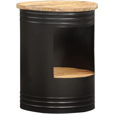 Mesa de café 43x55 cm Madera de manguera masiva