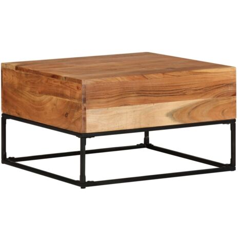 Mesa de café 68x68x41 cm acacia madera