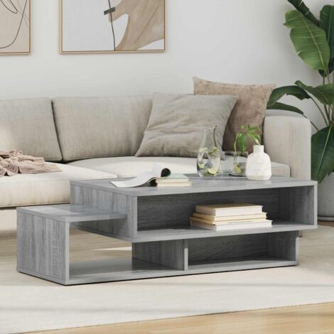 Mesa de Café Gris 105 x 50 x 32,5 cm
