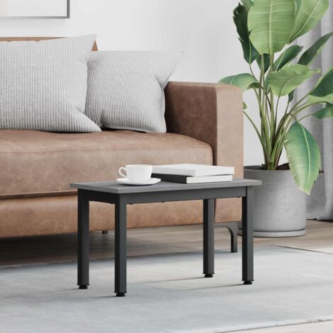 Mesa de Café Gris 60 x 30 x 36 cm Madera de ingeniería