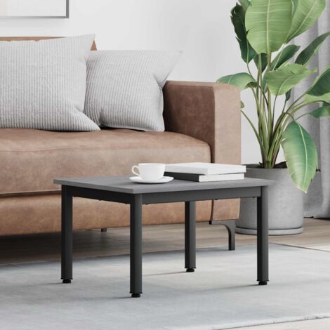 Mesa de Café Gris 60 x 50 x 36 cm Madera de ingeniería