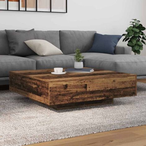 Mesa de Café Madera vieja 100 x 100 x 31 cm