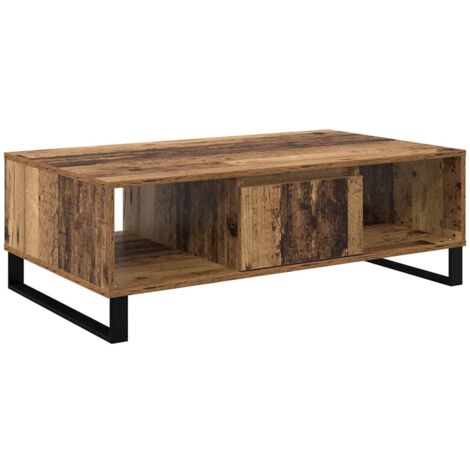 Mesa de Café Madera vieja 104 x 60 x 35 cm Madera de ingeniería vidaXL