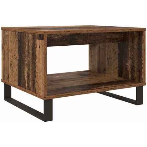 Mesa de Café Madera vieja 60 x 50 x 40 cm Madera contrachapada vidaXL
