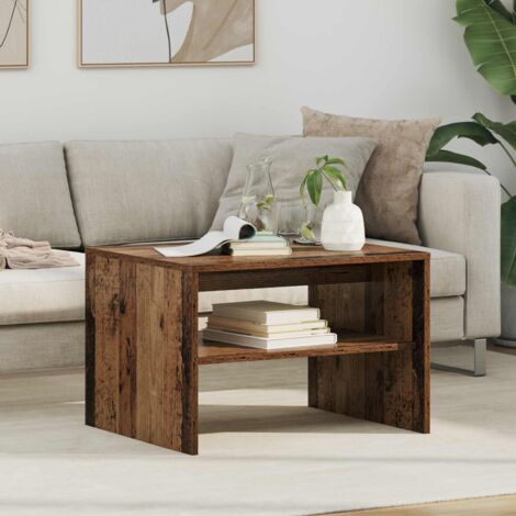 Mesa de Café Madera vieja 60 x 50 x 40 cm Madera de ingeniería