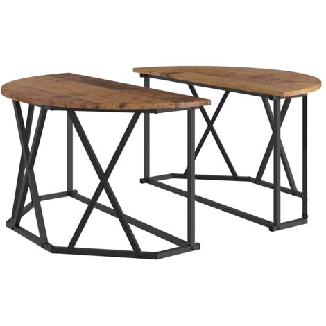 Mesa de Café Madera vieja 80 x 80 x 42 cm vidaXL