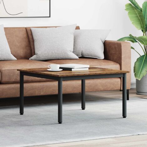 Mesa de Café Madera vieja 80 x 80 x 45 cm Madera de ingeniería