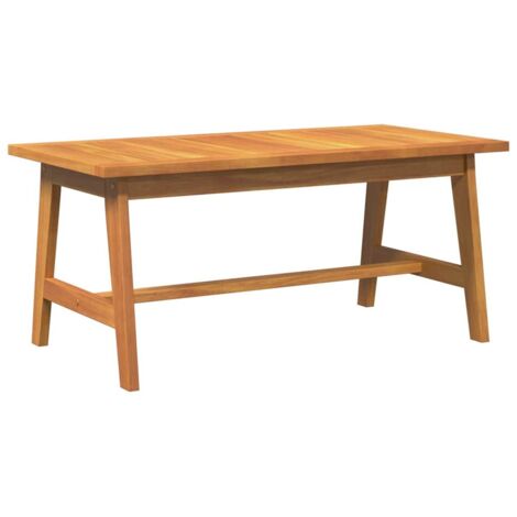 Mesa de Café Marrón Madera maciza de Acacia vidaXL