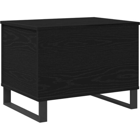 Mesa de Café Roble negro 60 x 44.5 x 45 cm Madera contrachapada