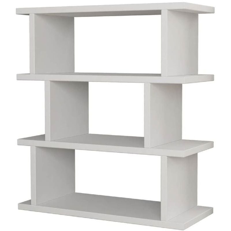 

Home Mania - Homemania Mesa de centro Totem blanco 54x22x60 cm - Blanco