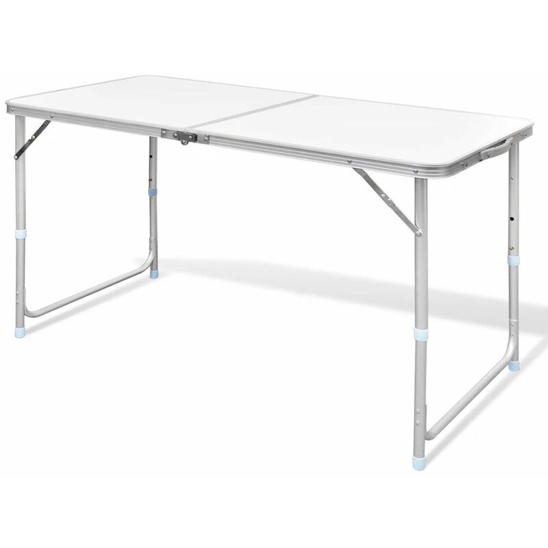 

Mesa de camping plegable ajustable 120x60 cm