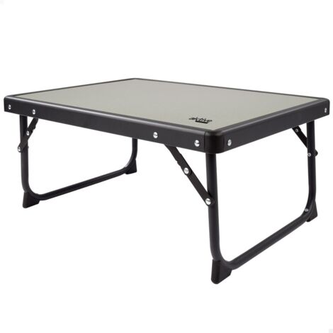 Mesa de Camping Plegable Aktive Gris, Ligera y Plegable