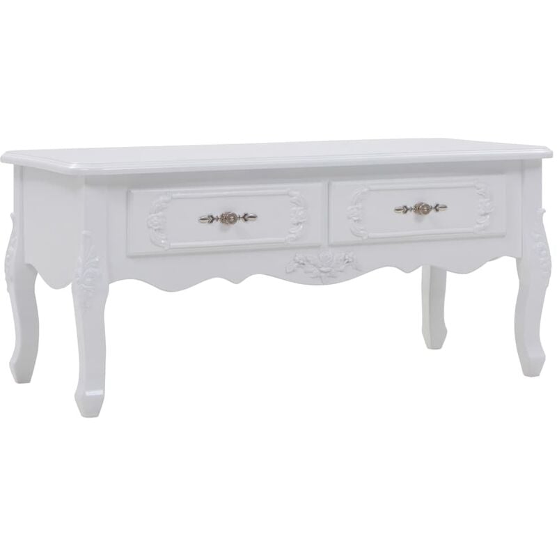

Mesa de centro 100x50x46 cm blanca