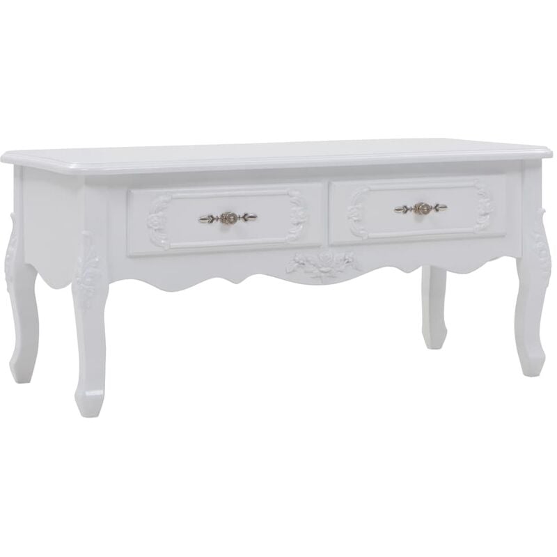 

Mesa de centro 100x50x46 cm blanca
