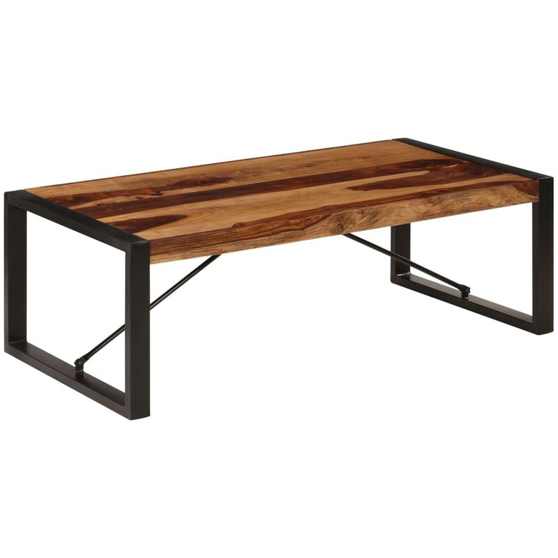 

Mesa de Centro 120x60x40 cm Madera Maciza de Sheesham - Marrón - Vidaxl