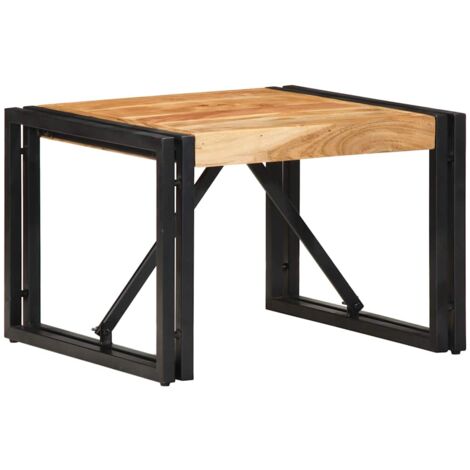 Mesa de centro 50x50x35 cm madera maciza acacia vidaXL