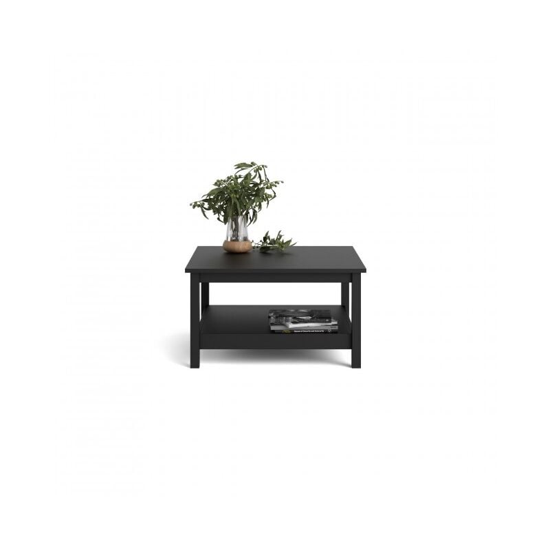 

Mesa de centro 81x81 cm Negro mate | negro