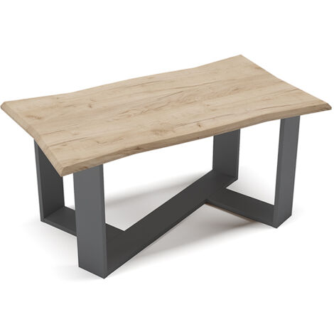 Mesa de centro Arne, Roble dorado, 90 x 50 cm, Vicco